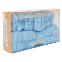 Plush Spa Headband & Cuffs Set