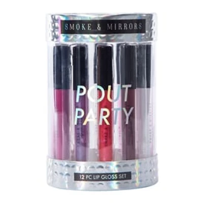 Smoke & Mirrors Pout Party Lip Gloss Set 12-Count