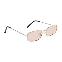 Juniors Rectangle Metal Sunglasses