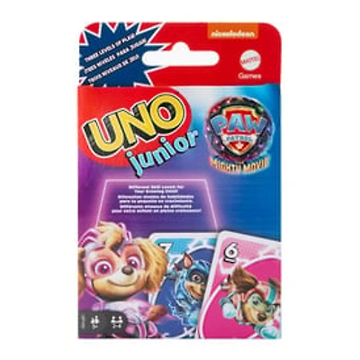 Uno Junior Paw Patrol The Mighty Movie Card Game