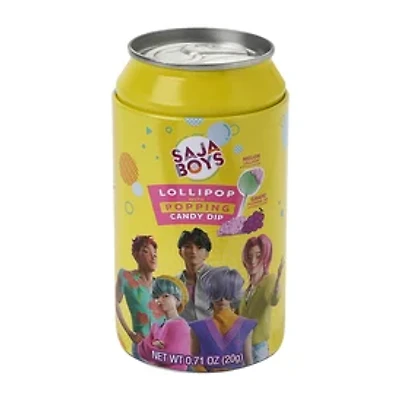 Saja Boys Lollipop With Popping Candy Dip 0.7oz