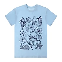 Seashells Collage Graphic Tee