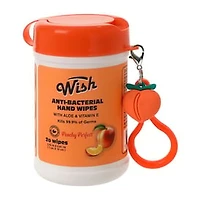 Wish Peachy Perfect Anti-Bacterial Hand Wipes 20-Pack