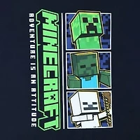 Kids Minecraft Adventure Mentality Graphic Tee