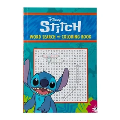 Disney Stitch Word Search & Coloring Book