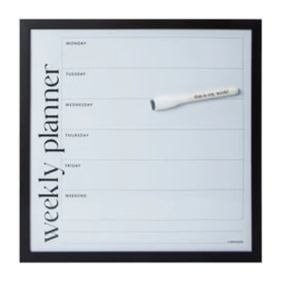 Framed Dry Erase Board 14in x