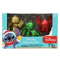 Disney Stitch Figures Holiday Collector Set 3-Count