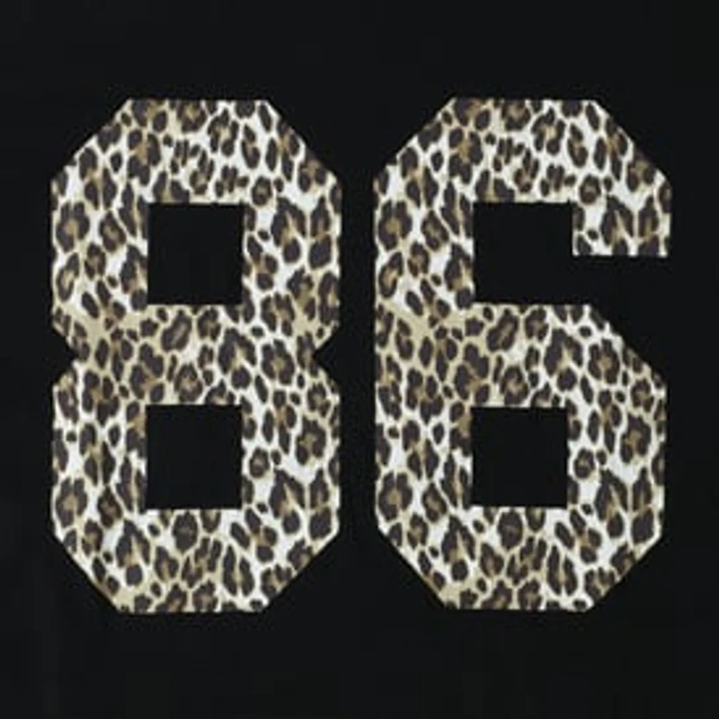 86 Leopard Print Graphic Tee