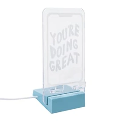 Illuminated Phone Stand 3.35in x 6.57in