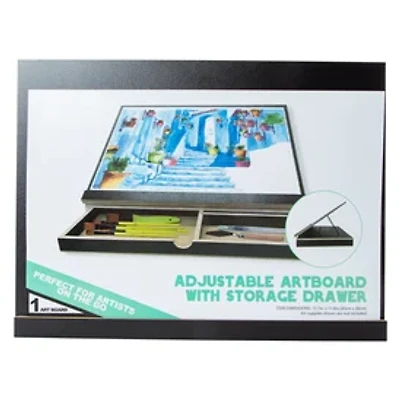 Adjustable Artboard With Storage Drawer