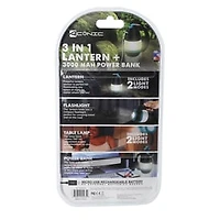 4-in-1 Waterproof Power Bank Lamp/Lantern/Flashlight