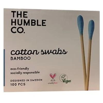 the humble co. bamboo cotton swabs 100-count