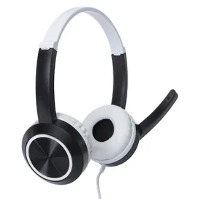 Soundbud Kid-Safe Wired Headphones With Boom Mic