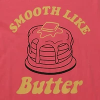 Juniors 'smooth Like Butter' Retro Graphic Tee