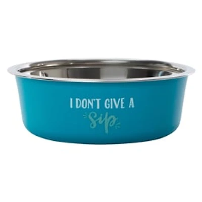 Small Pet Bowl With Quote