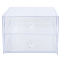 Clear Acrylic Cosmetic Storage Drawers 6.50in x 4.64in