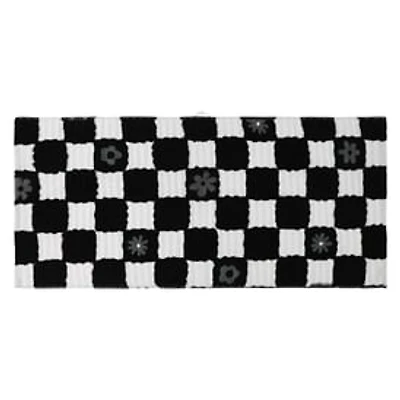 Checkered Bath Towel 24in x 50in