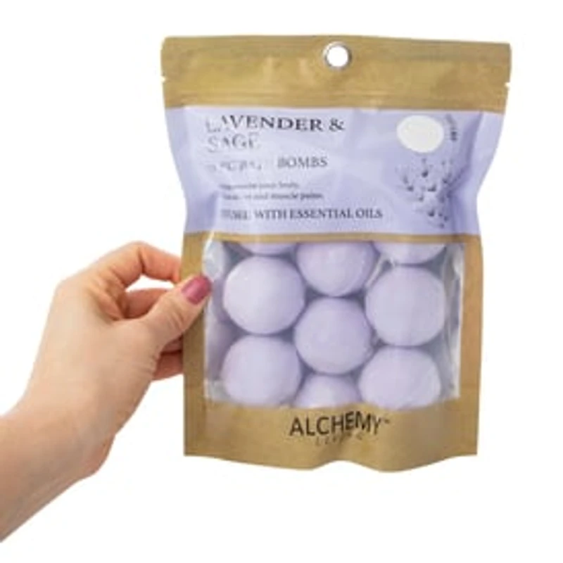 Alchemy Living™ Bath Bombs 10-Pack - Lavender & Sage