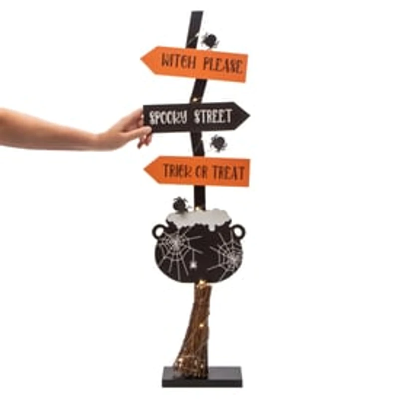 Halloween Sign Post