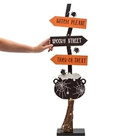 Halloween Sign Post