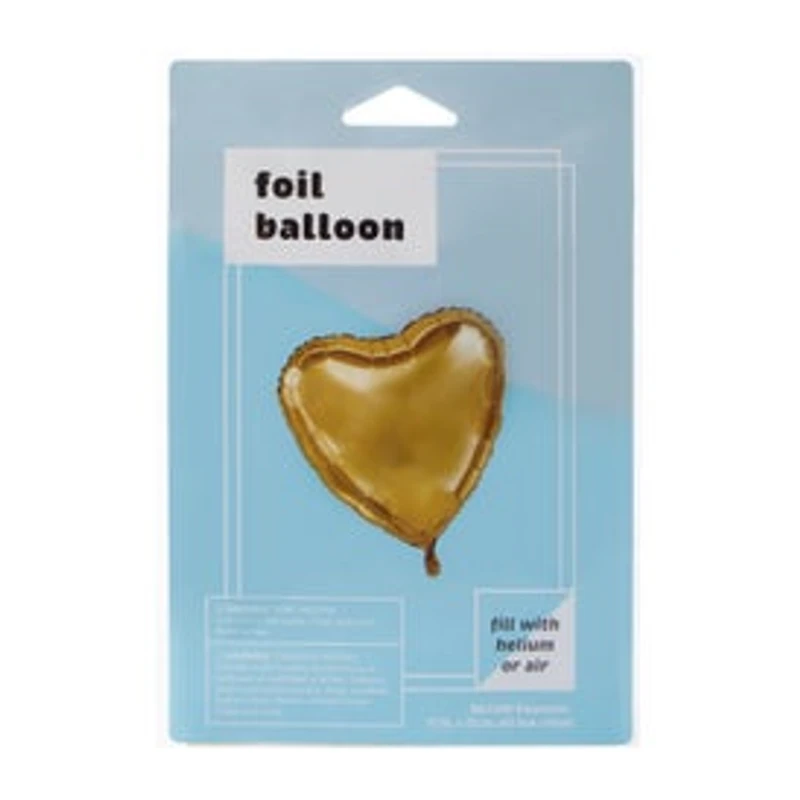 INFLATED Foil Heart Party Balloon