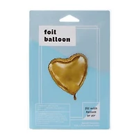 INFLATED Foil Heart Party Balloon