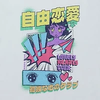 Anime 'Lonely Hearts Club' Graphic Tee