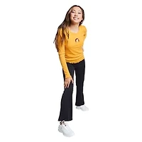 Juniors Kick Flare Pants - Black
