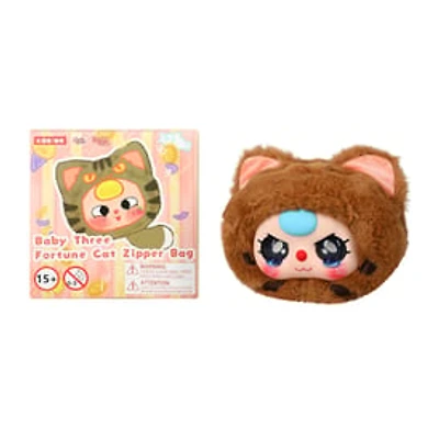 Baby Three Fortune Cat Zipper Bag (Styles May Vary)