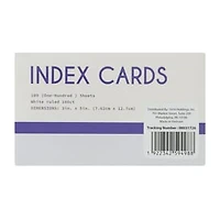 Ruled Index Cards 3in x 5in