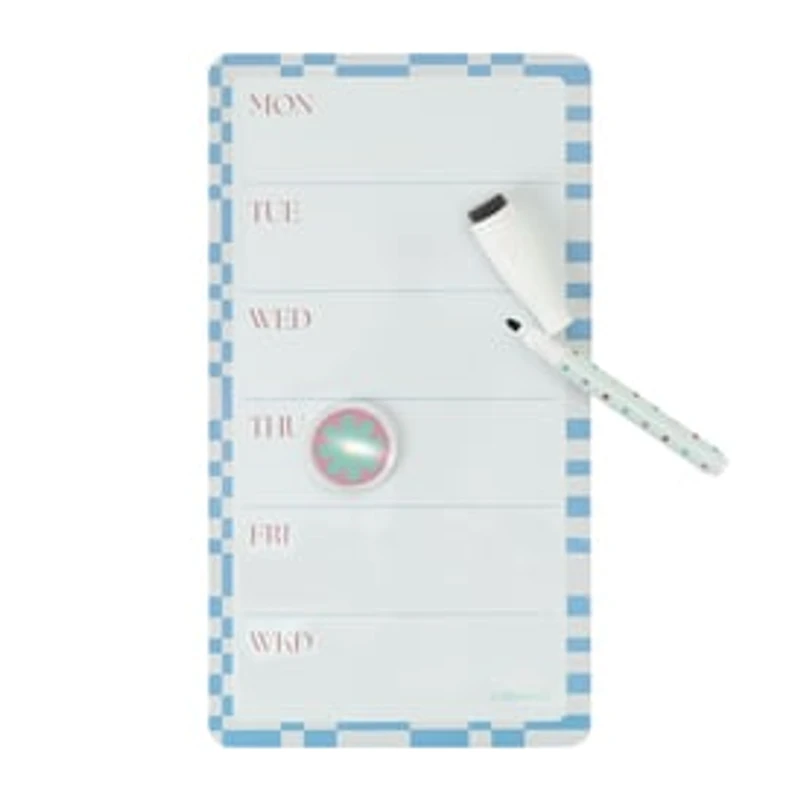 U Brands® Frameless Weekly Dry Erase Board 5.5inx10in