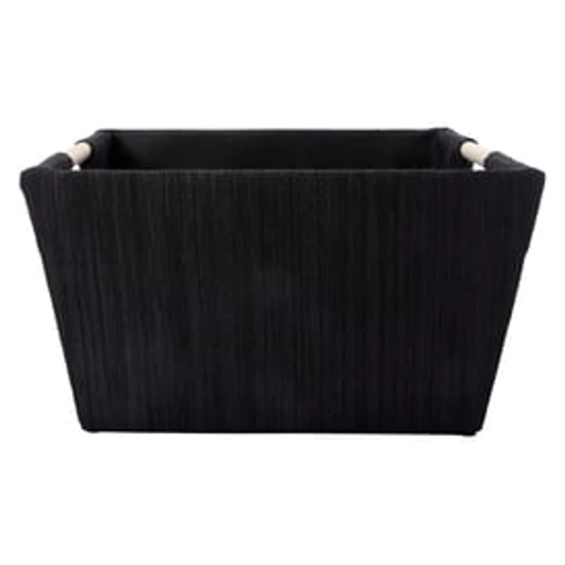 Woven Paper Storage Bin 13.8in x 10in