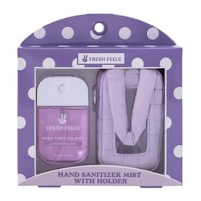Fresh Feels Lavender Hand Sanitizer Mist With Holder Travel Set
