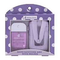 Fresh Feels Lavender Hand Sanitizer Mist With Holder Travel Set
