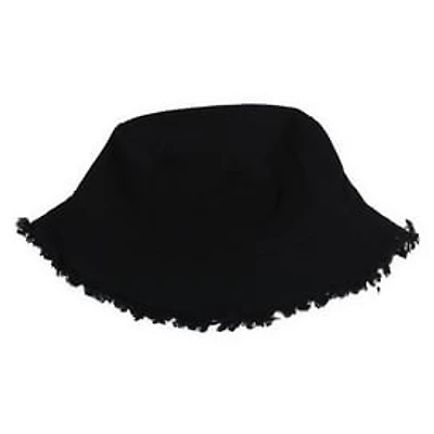 Juniors Frayed Edge Bucket Hat