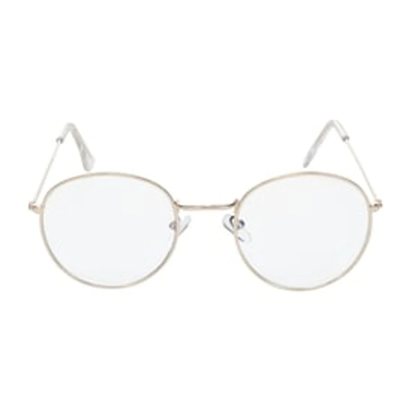 Juniors Round Metal Blue Light Glasses