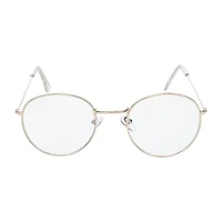 Juniors Round Metal Blue Light Glasses