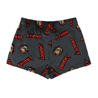Juniors Halloween Plush Shorts