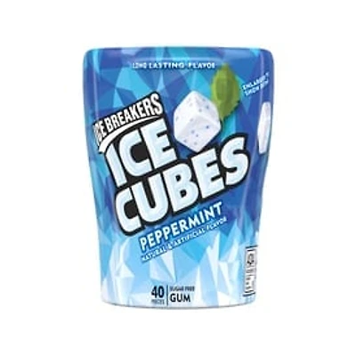 Ice Breakers® Ice Cubes Sugar Free Gum - Peppermint 6 40-Count Bottles