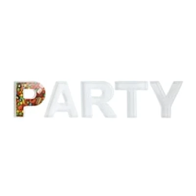Party Letter Trays 5-Count