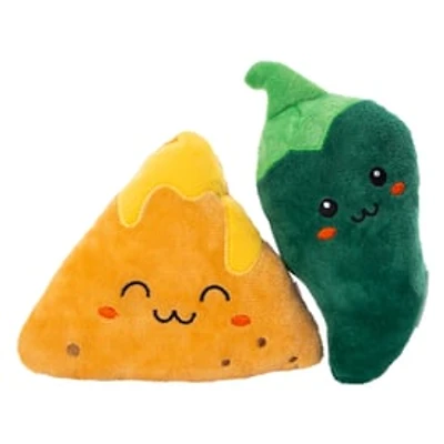Foodie Plush Dog Toys With Squeaker 2-Count