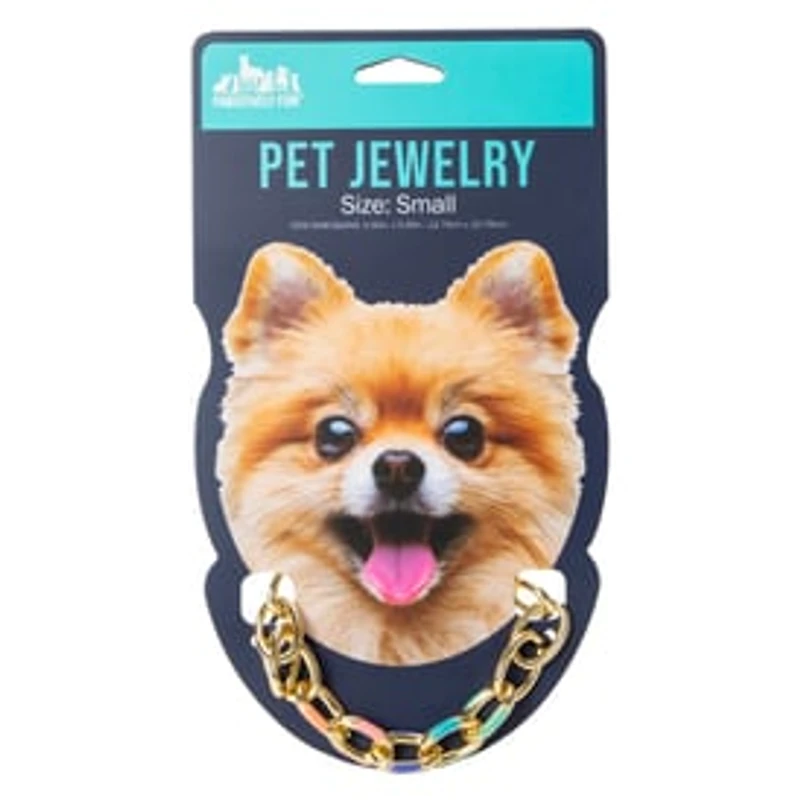 Epoxy Link Chain Pet Jewelry - Small