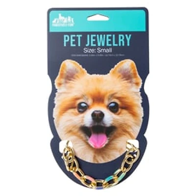 Epoxy Link Chain Pet Jewelry - Small