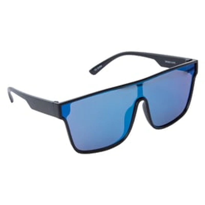 Mens Sporty Mirror Shield Sunglasses
