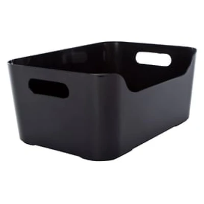 Medium Plastic Storage Bin 9.4in x 6.6in
