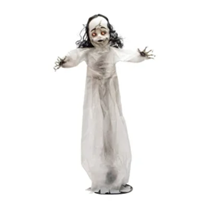 Halloween Haunted Doll LED Animatronic 3ft.