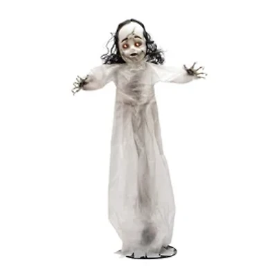 Halloween Haunted Doll LED Animatronic 3ft.
