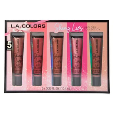 L.A. Colors® Shiny Lips Lip Gloss Collection 5-Piece