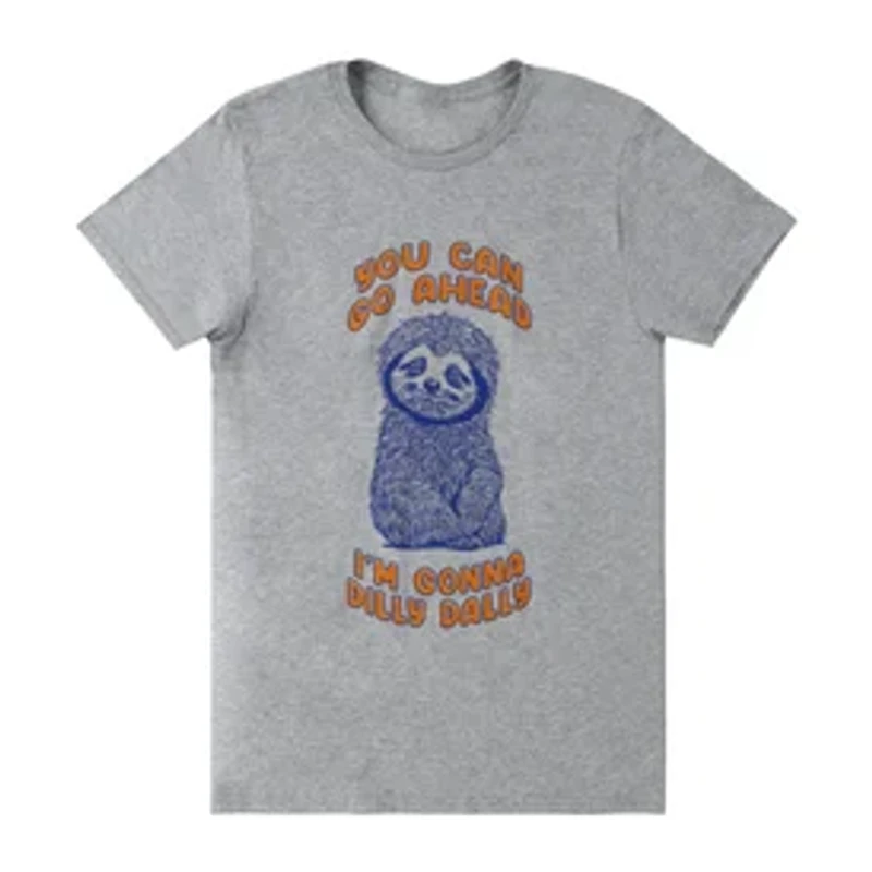 Sloth Dilly Dally Graphic Tee
