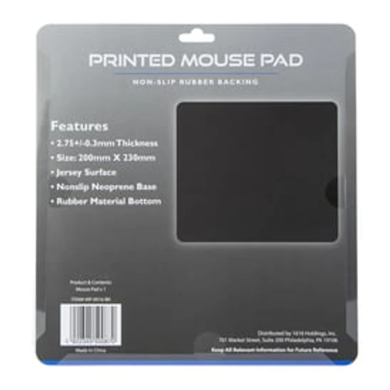 Printed Mouse Pad 7.9in x 9.1in